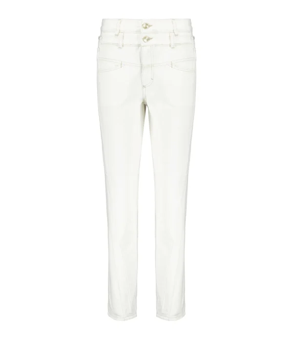 CLOSED Jean Curved-X Coton Crème 1