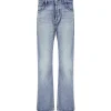 MOUSSY VINTAGE Jean Fanuel Light Oz Straight Denim Bleu 22