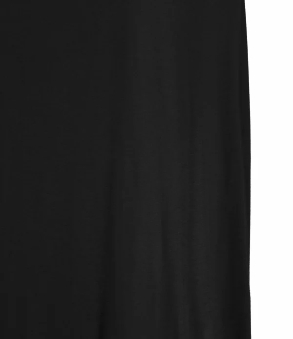 MAEVY MOUVEMENT LIBRE Robe Col V Lisa Bambou Noir 3