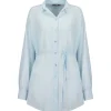 JEANNE VOULAND Chemise Tunique Jinko Coton Bleu 19