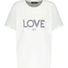 JEANNE VOULAND Tee-shirt Ben Love 1971 Glitter Gun Métal Blanc 19