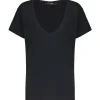 JEANNE VOULAND Tee-shirt Bobby V Coton Pima Noir 19