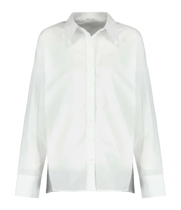 HANA SAN Chemise Bridget Coton Blanc Optique 1