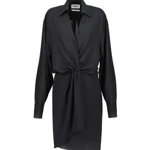 ESSENTIEL ANTWERP Robe Mini Dorsey Coton Noir 12