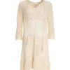 Zimmermann Robe De Plage Crochet Laurel Naturel 16