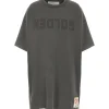 Golden Goose Robe Tee-shirt Golden Coton Anthracite 13