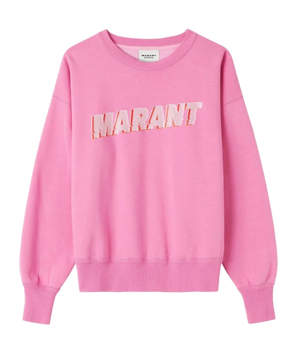 MARANT ÉTOILE Sweatshirt Mobyli Coton Rose 1