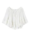 MARANT ÉTOILE Top Liam Coton Blanc 17