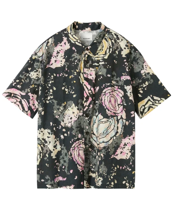 Isabel Marant Chemise Homme Iggy Coton Imprimé 1