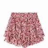 MARANT ÉTOILE Short Sornel Imprimé Framboise Écru 17