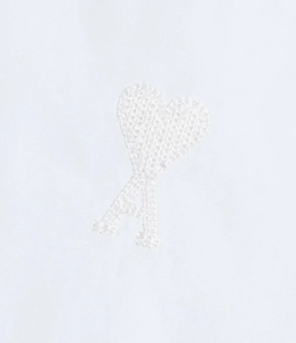 AMI Paris Chemise Ami De Cœur Coton Blanc 3