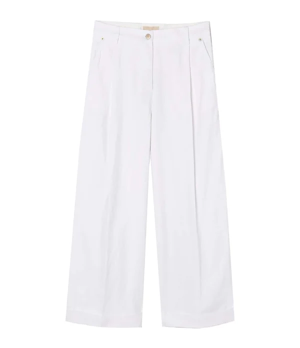 Momoni Pantalon Grecale Blanc 1