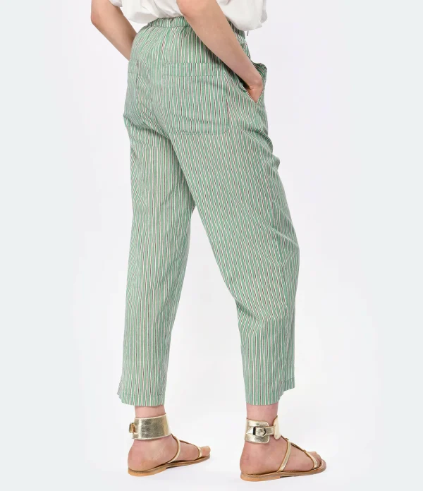 CHARLIE JOE Pantalon Karla Coton Vert 6