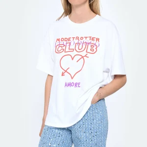 Modetrotter Tee-shirt Neo Soorts Seri Coton Blanc 13