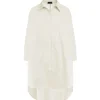 ROBERTO COLLINA Robe Chemise Coton Beige 13