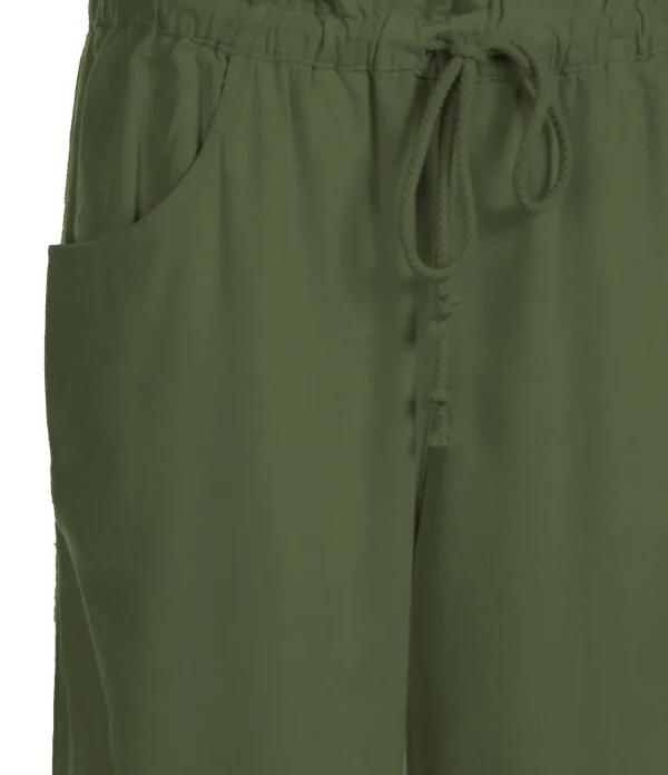 XIRENA Pantalon Talin Soie Vert Olive 3