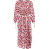 ANTIK BATIK Robe Longue Blossom Rouge 14