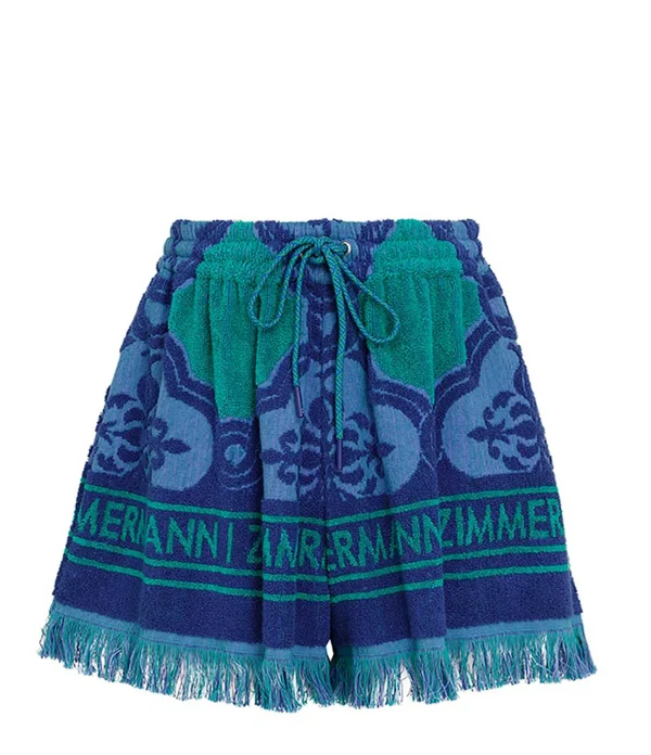 Zimmermann Short Tiggy Éponge Bleu Vert 1