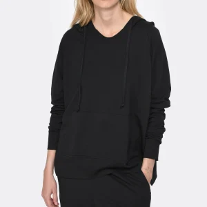 JEANNE VOULAND Sweatshirt Hoodie Edson Coton Pima Noir 11