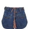 Zimmermann Short Tiggy Denim Bleu 19