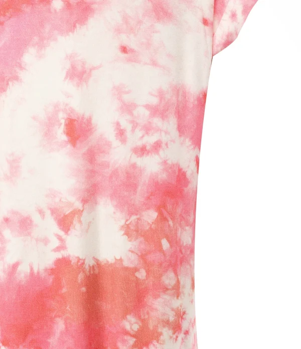 MAJESTIC FILATURES Robe Longue Flamingo Tie & Dye 3