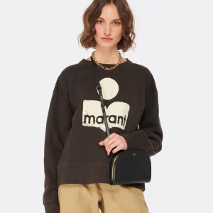 MARANT ÉTOILE Sweatshirt Mobyli Coton Noir Délavé 11