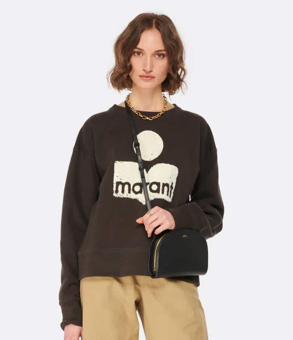 MARANT ÉTOILE Sweatshirt Mobyli Coton Noir Délavé 4