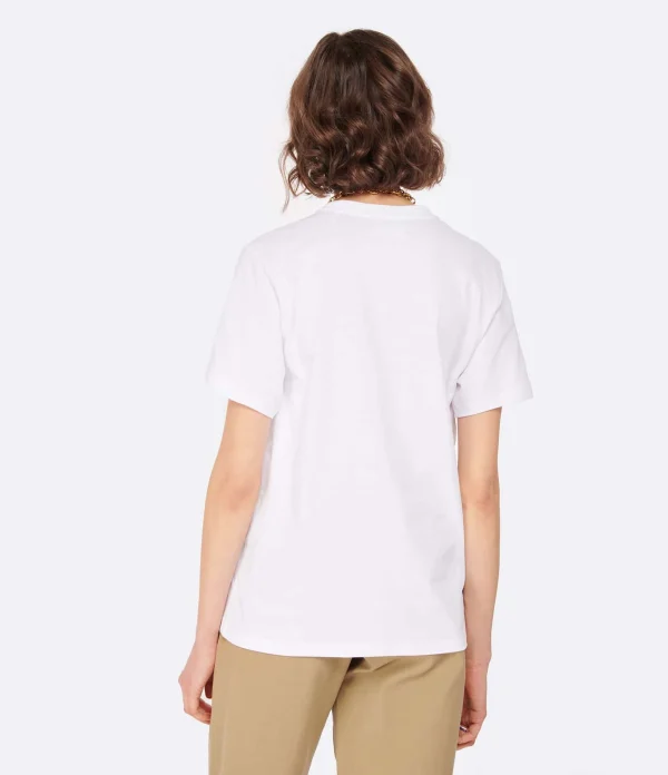 MARANT ÉTOILE Tee-shirt Zewel Coton Blanc 6