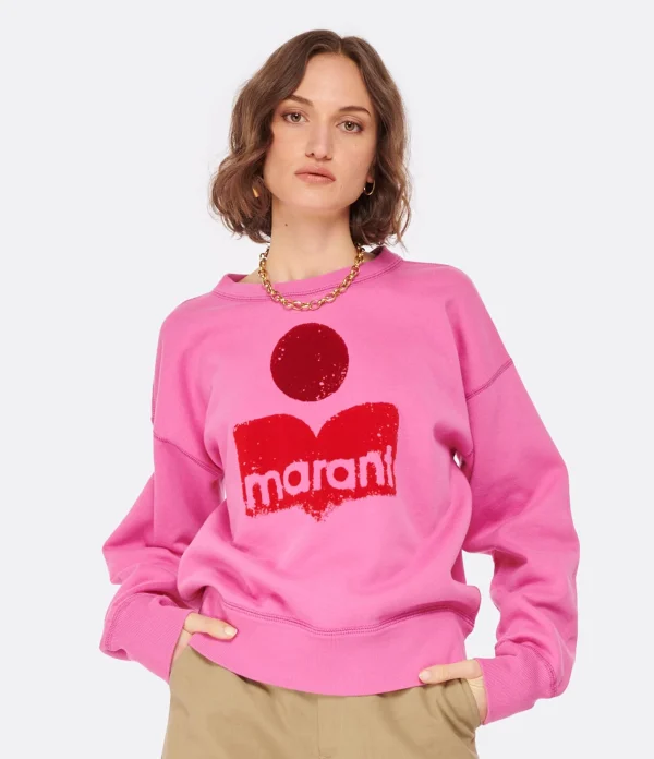 MARANT ÉTOILE Sweatshirt Mobyli Coton Rose 4