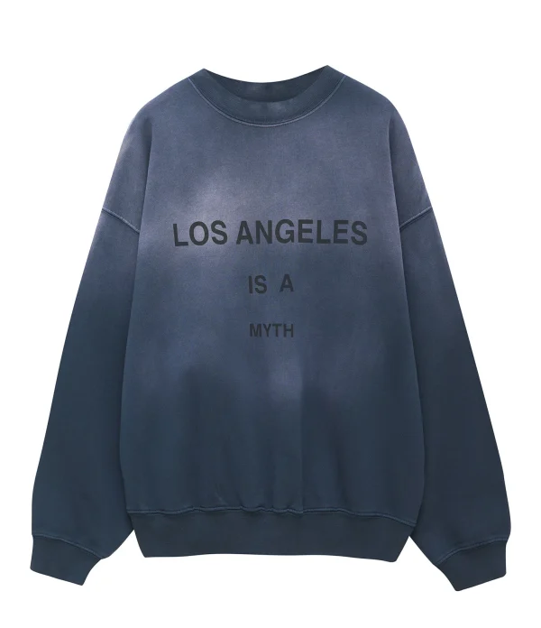 ANINE BING Sweatshirt Jaci Coton Organique Navy 1