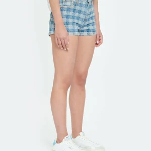 AMI Paris Short Denim Coton Bleu Javel 13