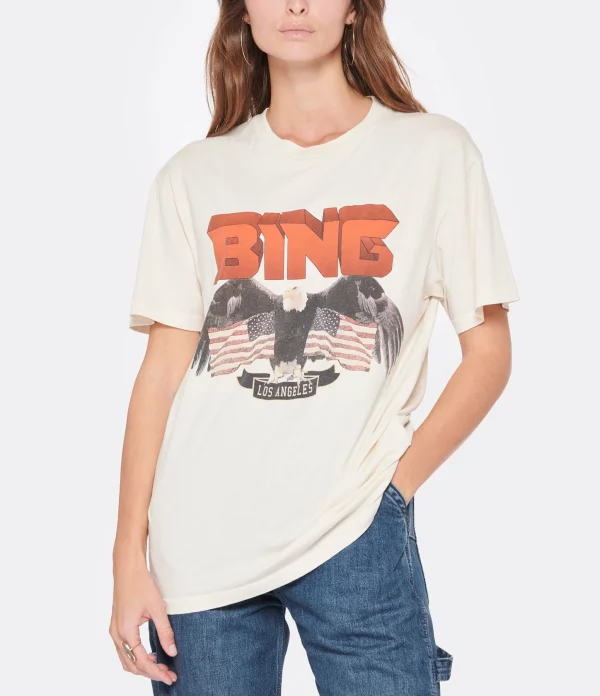 ANINE BING Tee-shirt Vintage Coton Blanc 4