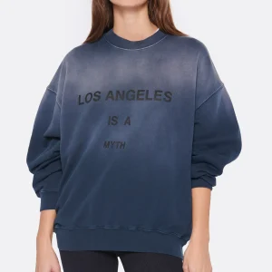 ANINE BING Sweatshirt Jaci Coton Organique Navy 8