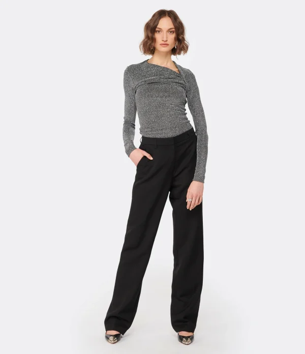 ANINE BING Pantalon Classic Laine Noir 4