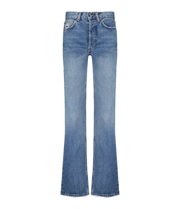 ANINE BING Jean Kat Coton Bleu 1