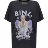 Tee-shirt Lili Elton John Coton Noir Délavé, Collaboration Anine Bing X Terry O’Neill X IScreamColour 17