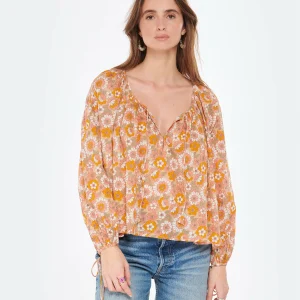 ANTIK BATIK Blouse Blossom Rouille 11