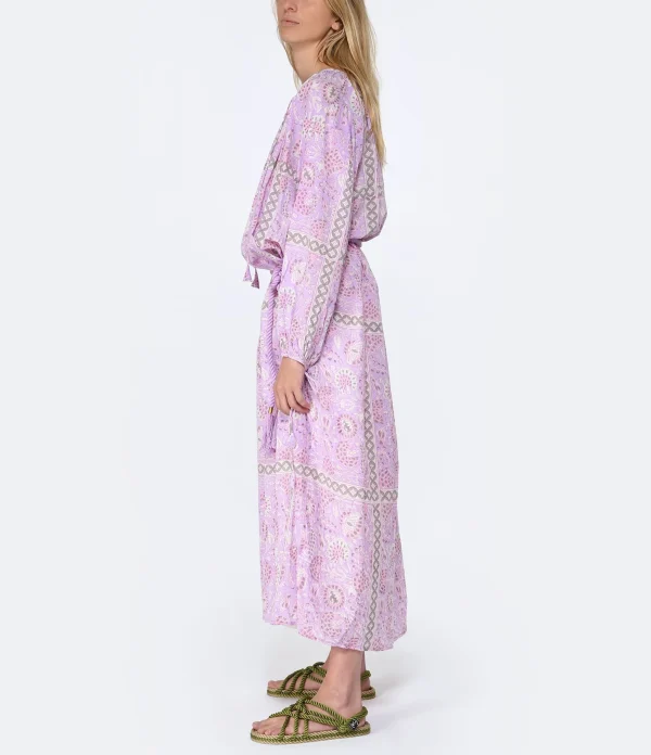 ANTIK BATIK Robe Longue Flavie Mauve 4