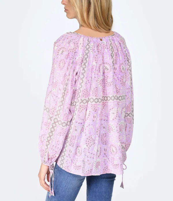 ANTIK BATIK Blouse Flavie Mauve 6