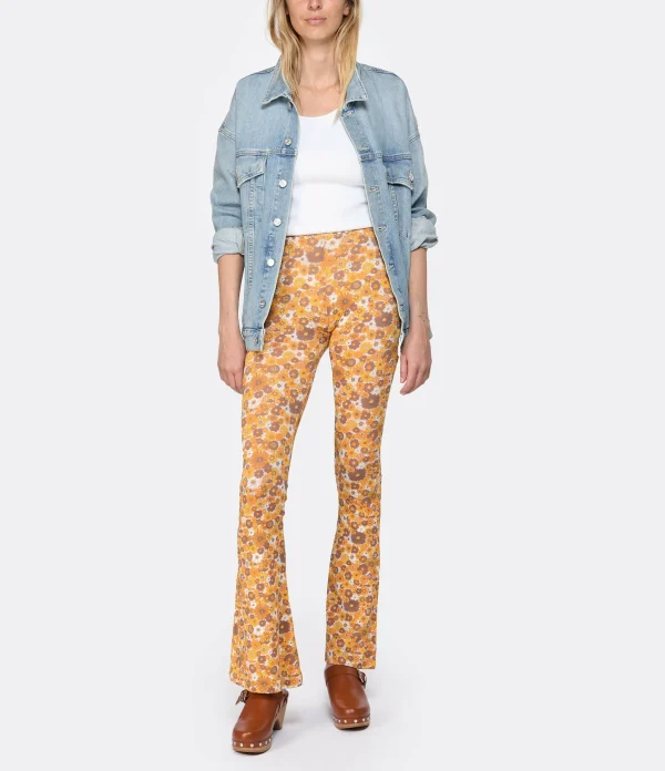 ANTIK BATIK Pantalon Martina Imprimé Jaune 3