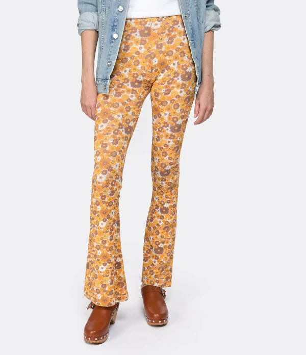 ANTIK BATIK Pantalon Martina Imprimé Jaune 4