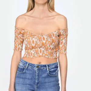 ANTIK BATIK Top Blossom Rouille 11