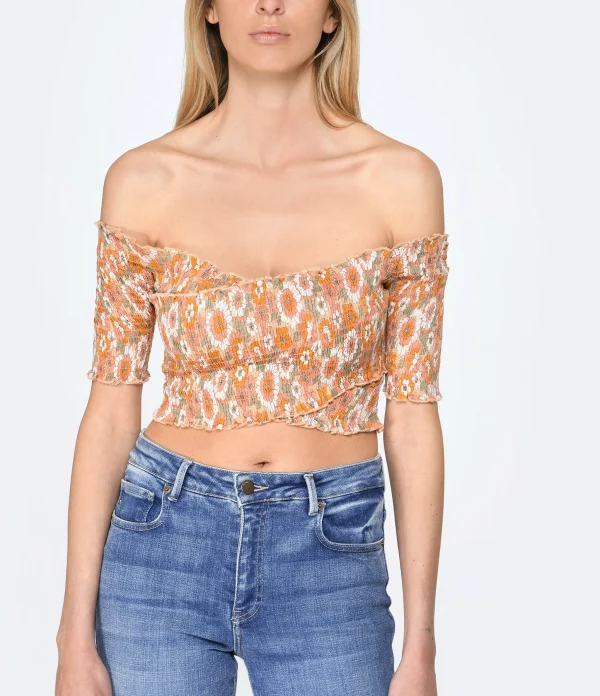 ANTIK BATIK Top Blossom Rouille 4