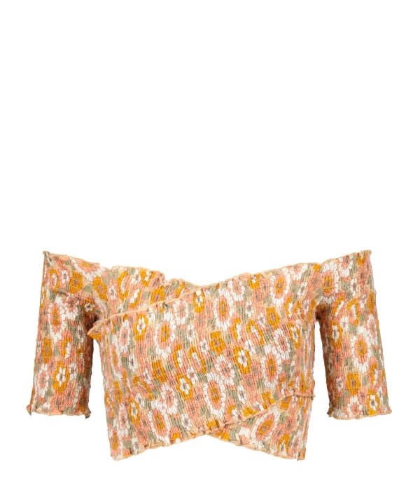 ANTIK BATIK Top Blossom Rouille 1