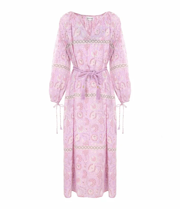 ANTIK BATIK Robe Longue Flavie Mauve 1