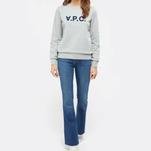 A.P.C. Sweatshirt Viva Coton Gris Chiné 10