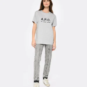 A.P.C. Tee-shirt Sven Coton Gris Chine 12