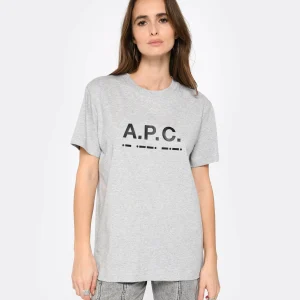 A.P.C. Tee-shirt Sven Coton Gris Chine 8