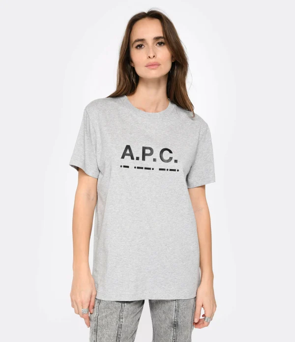 A.P.C. Tee-shirt Sven Coton Gris Chine 3