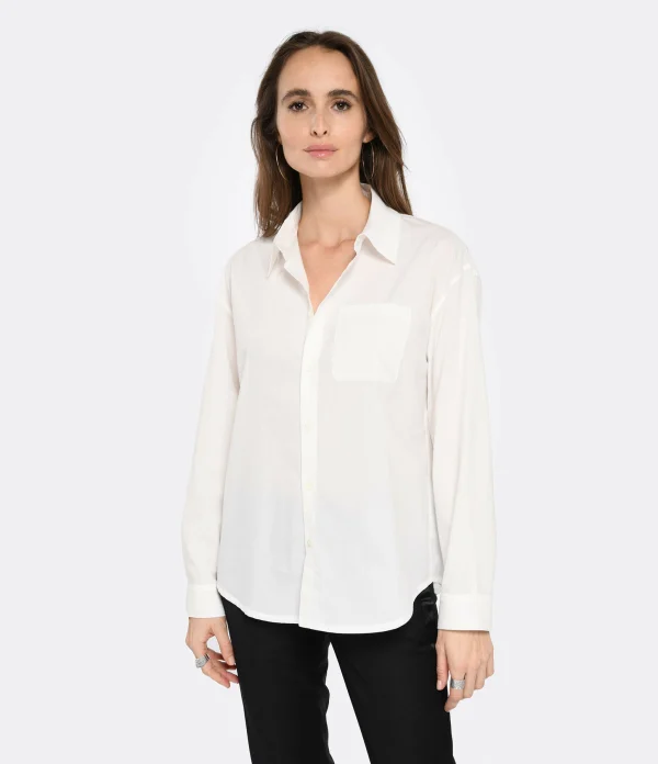 A.P.C. Chemise Boyfriend Coton Blanc 3